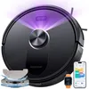 Image de Proscenic QO10 Aspirateur Robot Laveur - Sec/humide 2 en 1- 10000 Pa - Autonomie 200 min - Navigation LiDAR-Corps compact - Connecté