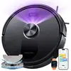 Image de PROSCENIC Q10 Aspirateur robot laveur 3 en 1 - 10000pa - Automnomie 200min - Navigation lidar - WiFi/App&Vocal - Charge-auto - Poils d’Animaux et Tapis QO10/10000Pa/200min
