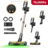 Image de Aspirateur Balai Sans Fil ULTENIC U15  Ultra Puissant (75 kPa)  Longue Autonomie 70 min  Autoportant  Batterie Amovible  Écran LED