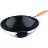 Image de Wok Ø28cm Aluminium Forgé Induction Compact