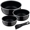 Image de Set De Casseroles Bergner Click & Cook Aluminium 3 Pièces