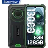 Image de Blackview BV6200 Pro Téléphone Portable Incassable 656 Android 13 13000mAh 8Go+128Go IP68 ÉtanchéFace IDDual SIM - Vert