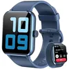 Image de Blackview R50 Montre Connectée 185 Bluetooth Appels Fitness Tracker Étanche 2 m Bleu