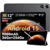Image de Oscal Pad 100 Tablette Tactile 12 Android 15 2.4G+5G Wifi RAM 36Go ROM 256Go/SD 2To 9000mAh 16MP+8MP Dual SIMMode PC WPS - Gris