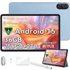 Image de Blackview MEGA2 Tablette avec Stylet 12 poucesAndroid 1536Go (12+24)RAM 256Go ROM9000 mAhWidevine L15G WiFiGemini AIFace ID