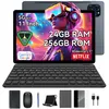 Image de Tablette tactile T90-11 pouces-Android 16-24Go RAM 128Go ROM 2To TF8000mAhWidevine L1 Gemini AI5GWiFiavec clavier/stylet/souris