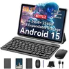 Image de T20 tablette 10.1 Android 16   24Go RAM (8+16) 256Go ROM microSD 2To Wi Fi 6 5000mAh clavier+souris+stylet+étui
