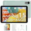 Image de Blackview Tablette ZENO 1 8 FHD AI x Android 15 RAM 12 Go ROM 64 Go/SD 2 To 6000mAh Widevine L1 1080P WPS Dual SIM - Vert