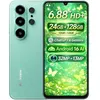 Image de Telephone Portable Blackview WAVE 10Android 16 Smartphone Pas Cher 4G IA Débloqué6.88 HD+32Go+128Go(2To Externe)32MP+13MPVert