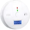 Image de Détecteur de monoxyde de carbone - YYV - Alarme CO2 à affichage LCD - Sans fil - 85 dB - Intérieur