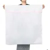Image de Filet à linge sac à linge 90 x 110 cm sac à linge 2 pièces filet à linge réutilisable à fermeture éclair