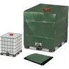 Image de Bche pour Cuve 1000L IBC Couvercle de Protection Anti-Poussire Housse de Rservoir Vert - 120 x 100 x 116 cm PZCC