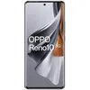Image de Smartphone OPPO Reno10 5G de couleur gris argenté avec écran 67 AMOLED 120 Hz Full HD+ 1080 x 2412 pixels 8 Go de RAM DDR4 + 256
