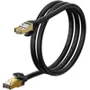 Image de Câble Réseau Haut Débit Patchcord Rj45 Cat 7 10 Gbit/s 1 M - Noir
