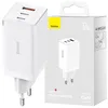 Image de Chargeur - BASEUS - GaN5 Pro - 2xUSB-C + USB - 65W - Blanc