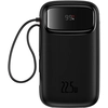 Image de Baseus Qpow 2 Dual Kablolu 10.000 Mah 22.5w Powerbank-siyah Banque D'alimentation Électrique Lithium 10000 Mah Noir