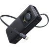 Image de Batterie Externe Free2pull 10 000 Mah 30 W Avec Port Usb-c Et Câble Usb-c Rétractable - Noir