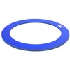 Image de HOMCOM - Coussin de protection pour trampoline de remplacement - PVC - 244x244x0.04cm - Bleu