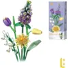 Image de Jeux De Construction - Loz - Le Bouquet - Violette Et Tulipe -