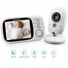 Image de PIMPIMSKY Babyphone Vidéo Sans fil 3.2 LCD Couleur Caméra Bébé Surveillance 2.4 GHz Communication Bidirectionnelle Vision Vision