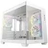 Image de Boîtier Pc - Cg330 - Mini Tour - Format Micro-atx - 3 Ventilateurs Argb Inclus - Blanc