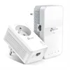 Image de Kit CPL AV1000 Gigabit WiFi AC avec prise gigogne TP LINK TL WPA7617 Blanc