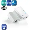 Image de Tp-link Tl-wpa4220 Kit Kit De 2 Cpl 600 Mbps Wi-fi 300 Mbps Avec 2 Ports Ethernet