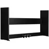 Image de Stand clavier - NUX - NPS-1 BK - Bois noir - Pour NPK-20 - Pédalier 3 pédales