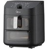 Image de Midea Mad1100dadk Friteuse Double 11 L Autonome 1700 W Friteuse D’air Chaud Noir