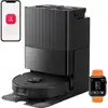 Image de roborock Qrevo Edge S5A Aspirateur Robot 18500Pa,Robot Aspirateur Laveur avec Double Système Anti-Enchevétrements,Chàssis AdaptiLift,Noir Qrevo Edge S5A,All in One