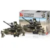 Image de Briques Compatibles Lego - Construction - Armée Serie Le Tank - Sluban