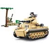 Image de Jeu de construction - SLUBAN - Tank Allemand WWII petit modèle - 356 briques - Beige