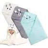 Image de Serviette de Bain Bébé Cap Bain Bébé à Capuche Lot de 3 Sortie de Bain Bébé avec 80 X 80cm Servietter Le Bain de Bébé de 0 à 3 Ans