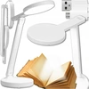 Image de Lampe De Bureau À Led Sans Fil Tactile Usb Pour L'école Du Soir 3 Couleurs
