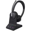 Image de Yealink WH64   Casque sans fil arceau circum-aural Bluetooth / Micro-USB pour bureau & centre dappels - Noir