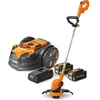 Image de Robot tondeuse autonome - LAWNMASTER - VRM16-COMBO-2B - 24 V - 16 cm - Sans fil périmétrique + coupe bordures