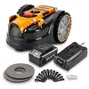Image de Lawnmaster vbrm16max robot tondeuse sans fil 24v 8ah largeur de coupe 16 cm pour jardin jusqu a 400 m2 VBRM16MAX