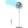 Image de Pelonis ventilateur sur pied silencieux, ventilateur de circulation d'air oscillant à 135°+90° pour la chambre à coucher