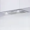 Image de Hotte Aspirante Encastrable Visière 52cm Comfee - 440m³/h - Debit de l air - 3 Vitesses -Recyclage Évacuation-2 LED Lampes -En