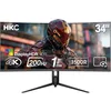 Image de Ecran PC Gamer Incurvé - HKC - 34 - 200Hz - UWQHD - Dalle VA - 1ms - Ajustable en hauteur - CG345U