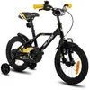 Image de Vélo Enfant 16 Pouces - JOYSTAR - Frein à étriers avant - Frein à rétropédalage - Noir