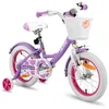 Image de Vélo pour enfants - JOYSTAR 12 pouces - Violet - Frein à pied arrière - Panier inclus