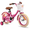 Image de Vélo pour enfants - JOYSTAR 12 pouces - Frein à pied arrière - Panier - Rose