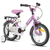 Image de Vélo pour enfants - JOYSTAR 12 pouces - Violet - Frein à pied arrière - Porte-bagages inclus
