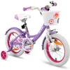 Image de Vélo pour enfants - HILAND - 12 pouces - Panier à vélo - Roues auxiliaires - Mixte