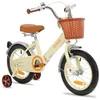 Image de Vélo Enfant - HILAND - STITCH - Roue de 16 pouces - Frein à main - Panier à vélo