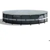 Image de Bâche de protection pour piscine ronde Intex 28041 - Deluxe avec tamis découlement - Ø549m