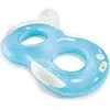 Image de Bouée Fauteuil Gonflable Double - INTEX - Turquoise - 2 dossiers - 2 porte-verres