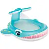 Image de Piscinette Fontaine Gonflable Baleine - L. 201 X H. 91 Cm - Bleu