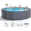 Image de Piscine - INTEX - 26384 - Panneaux en Graphite - Hors-sol - Ronde